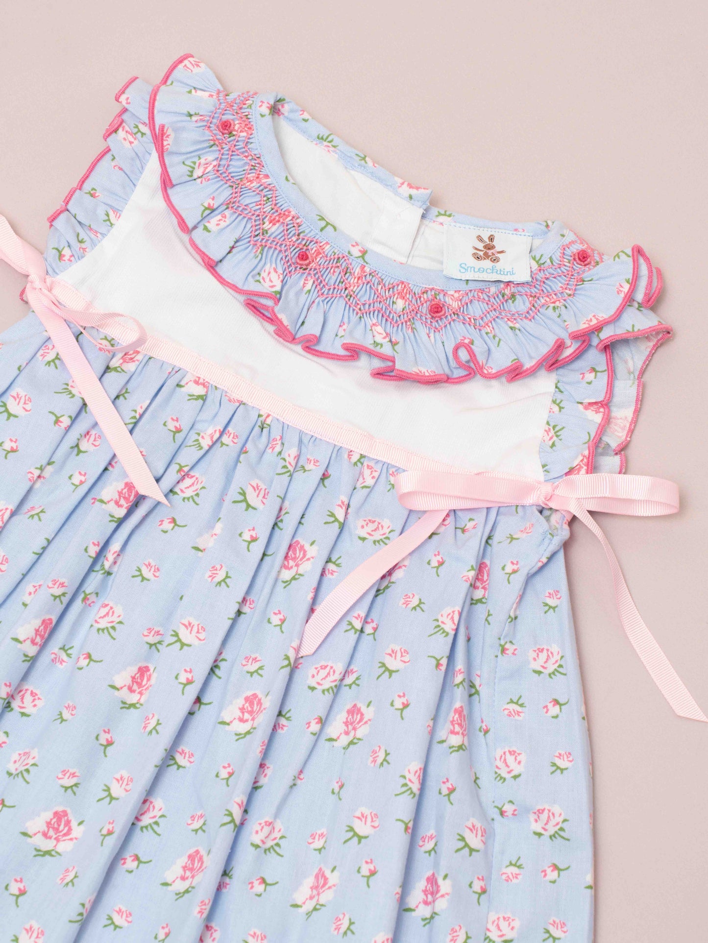Rosette Ruffle Dress