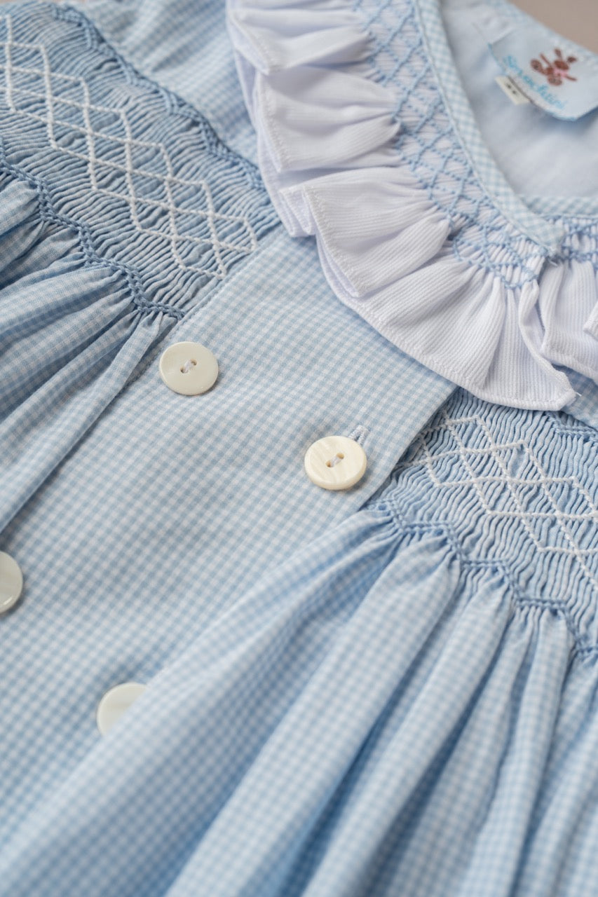 Bianca Ruffle Smocked Dress