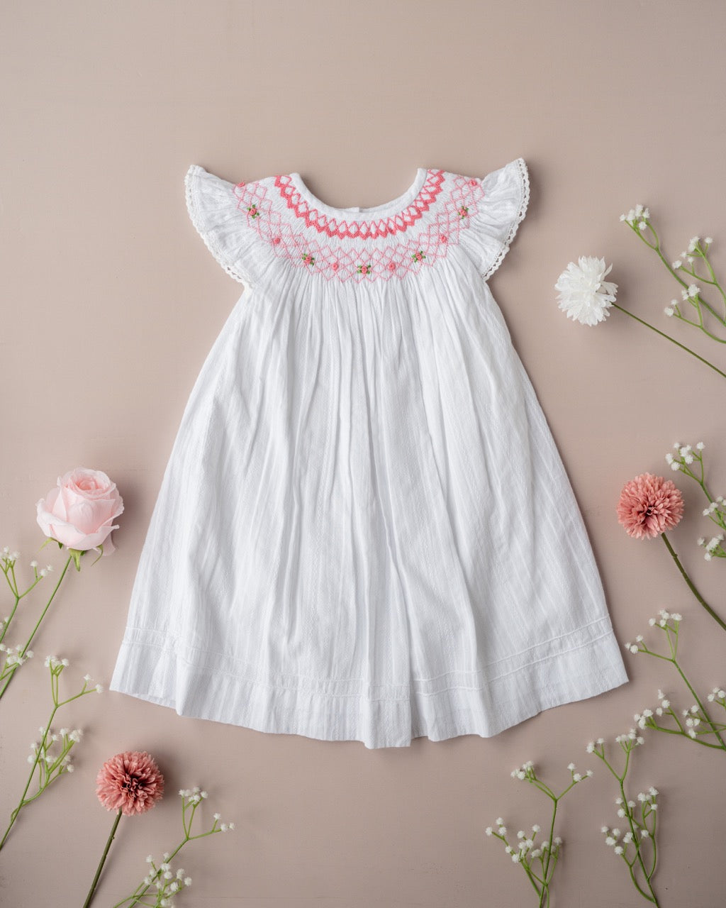 Colette Smocked Gown