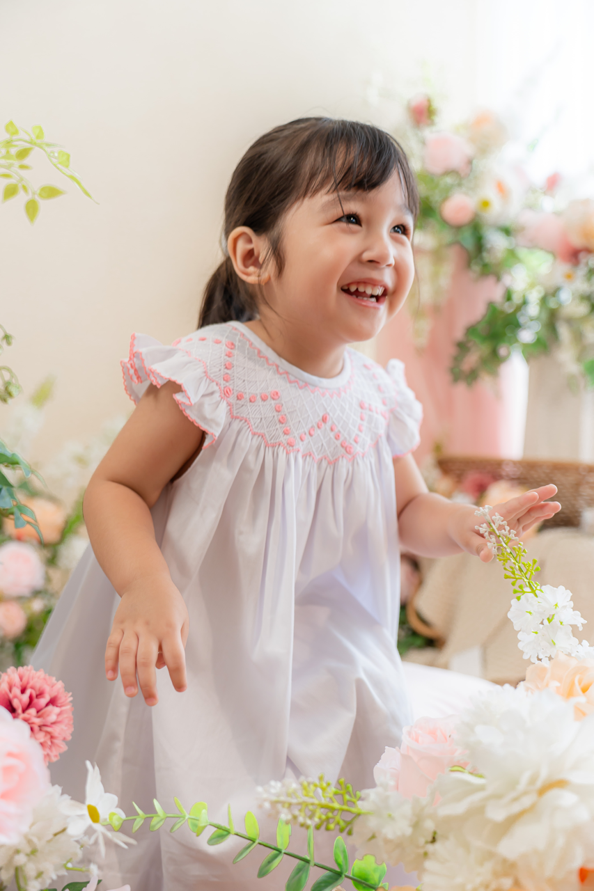 Dahlia Smocked Gown
