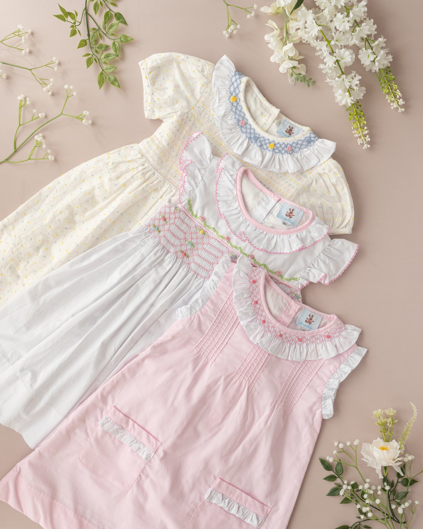 Rosalie Smocked Shift Dress