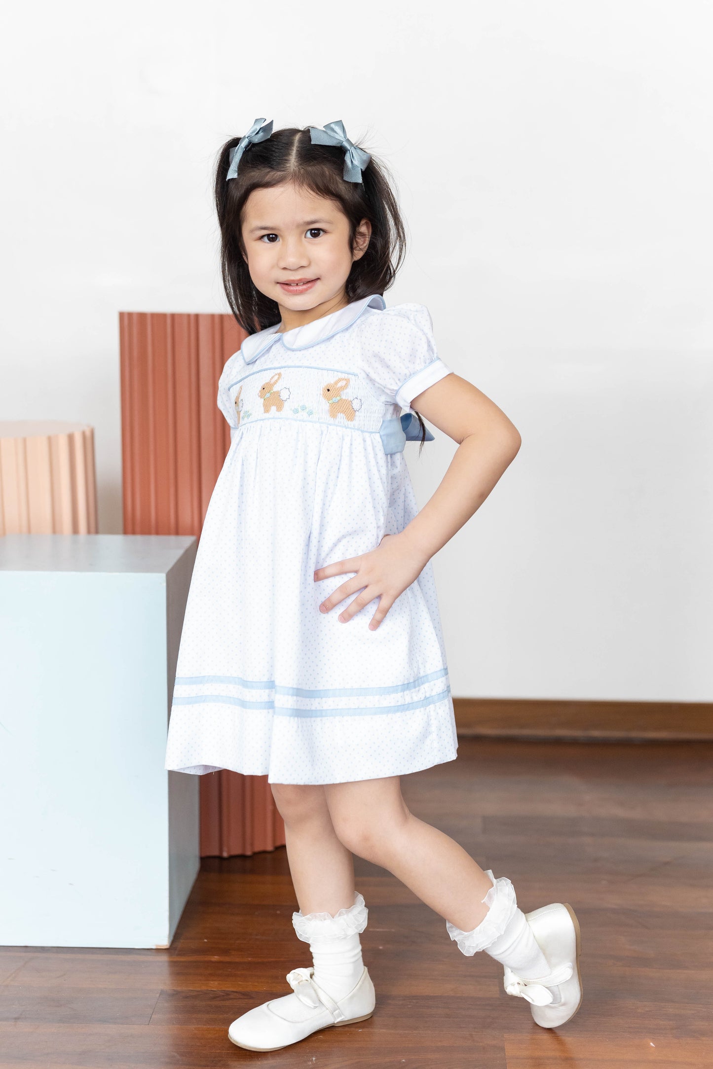 Belli Bunny Smocked Dress