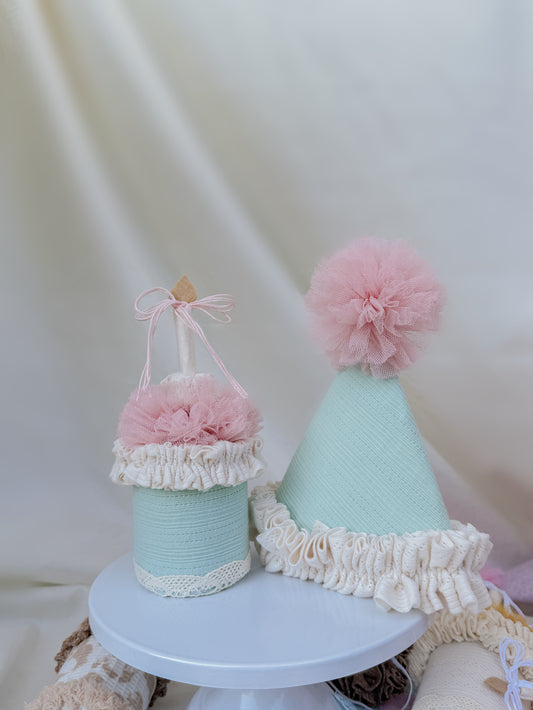 Mint Cotton Candy Mini Celebration Set