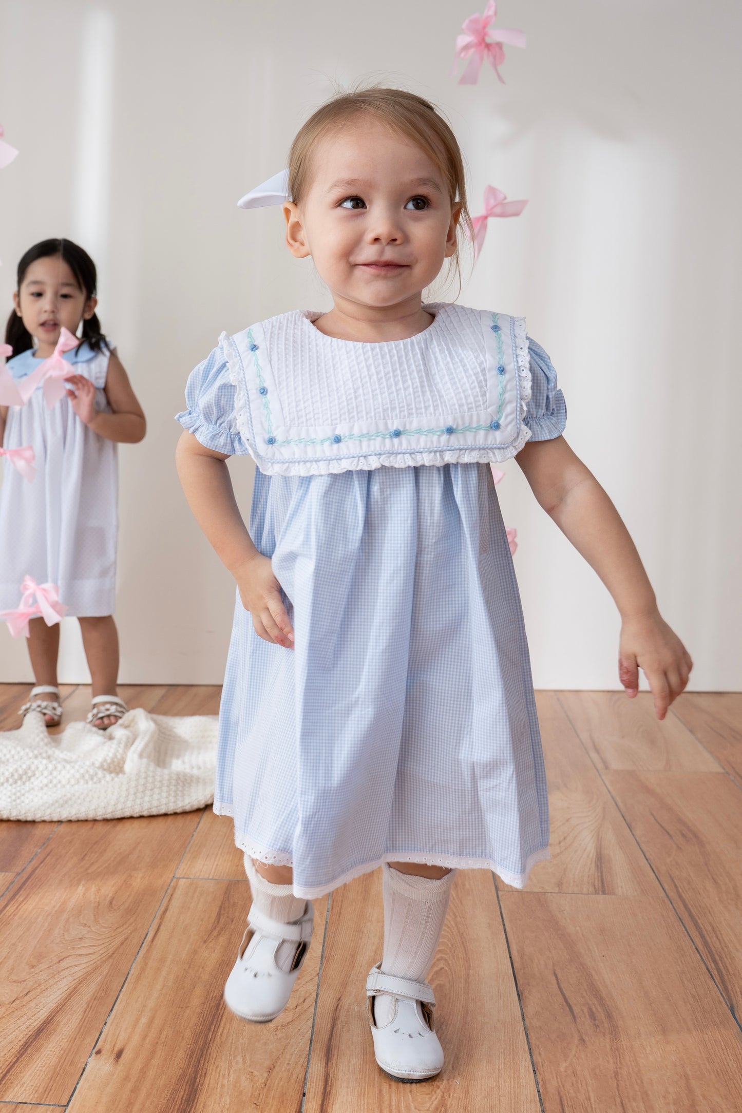 Lottie Blue Gingham Dress