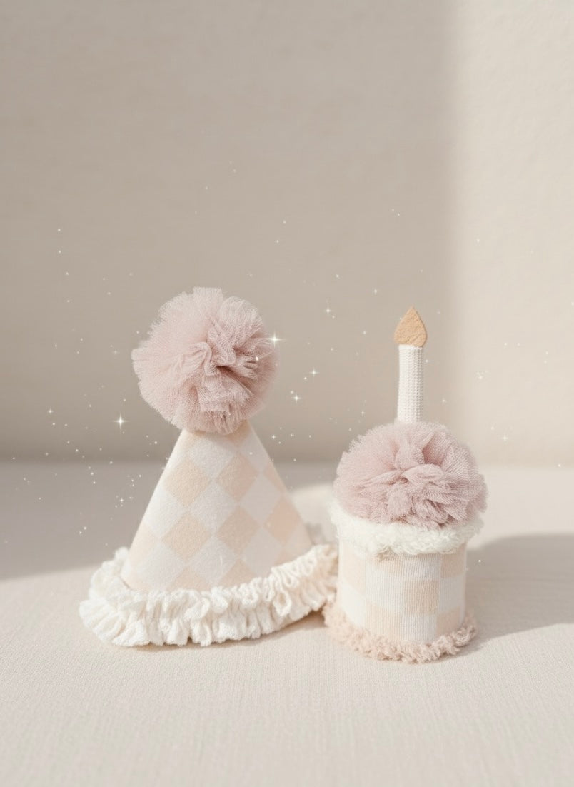 Buttercream Check Mini Keepsake Set