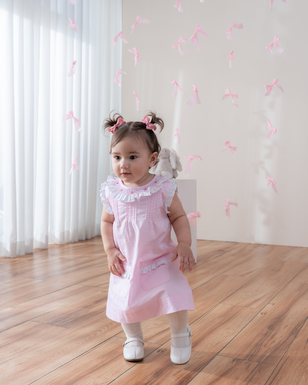 Rosalie Smocked Shift Dress