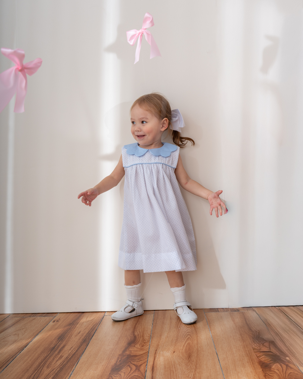 Annabelle Scallop Collar Dress