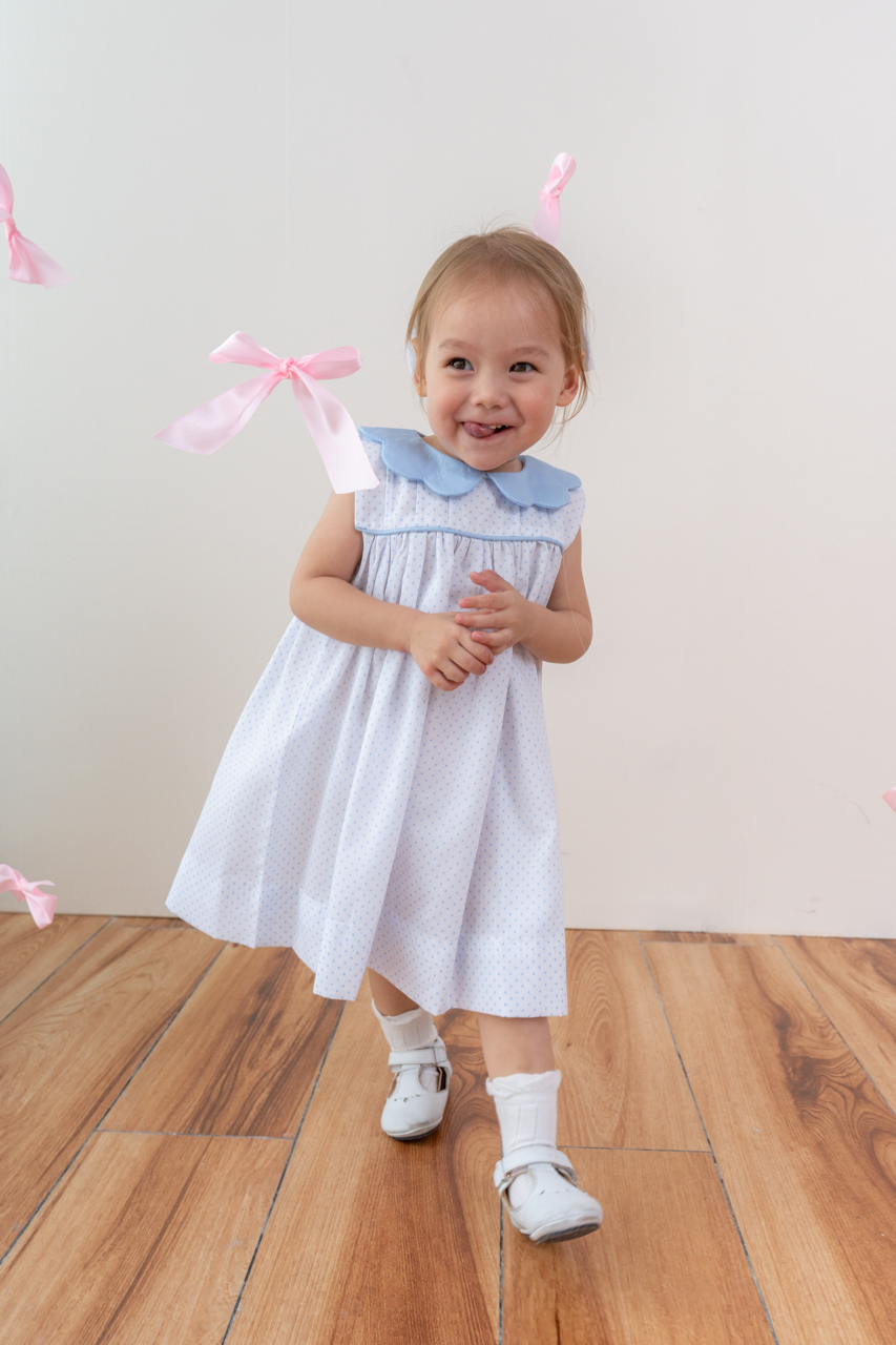 Annabelle Scallop Collar Dress