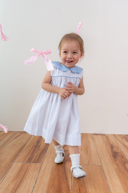 Annabelle Scallop Collar Dress