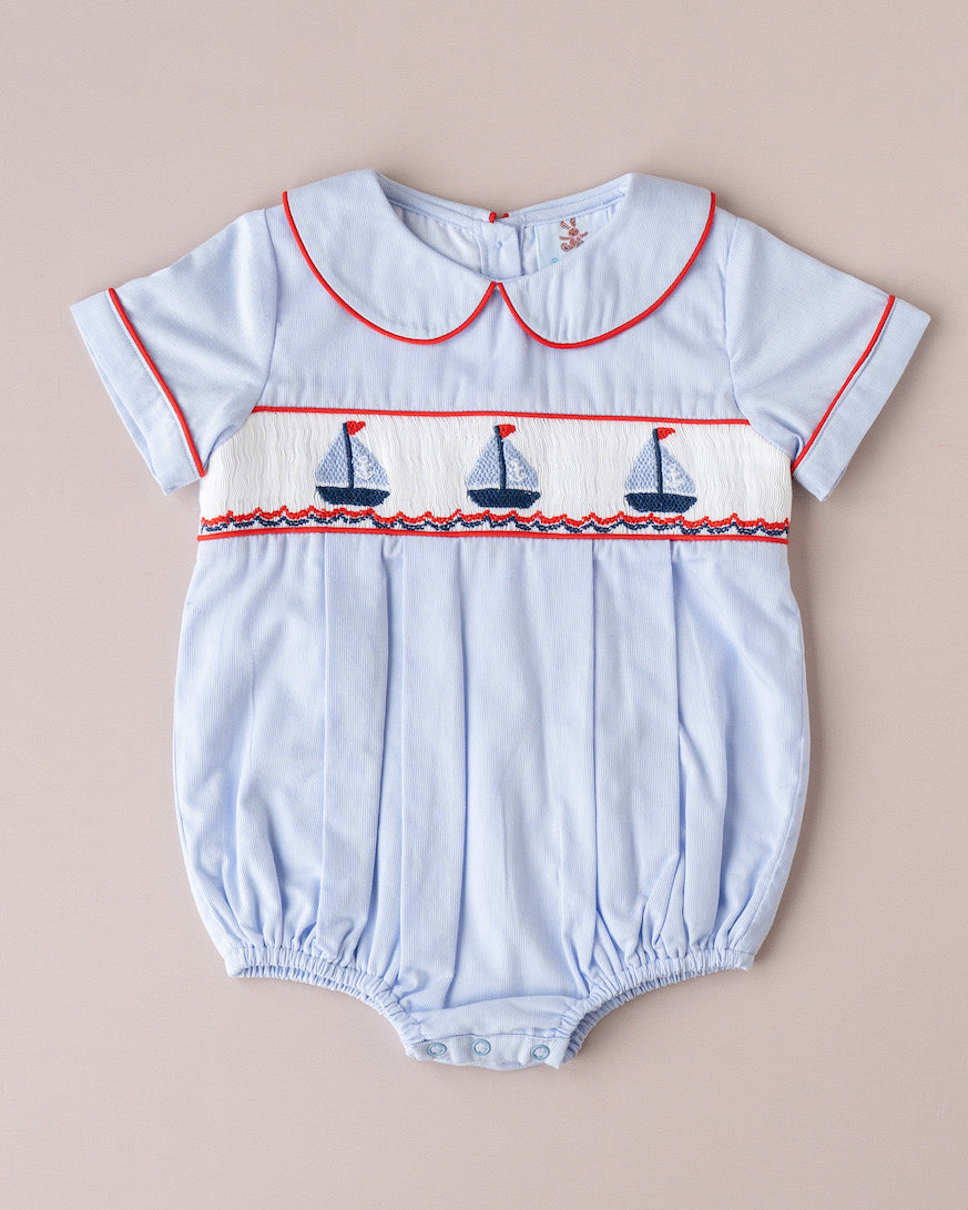 Harbor Boy Smocked Bubble