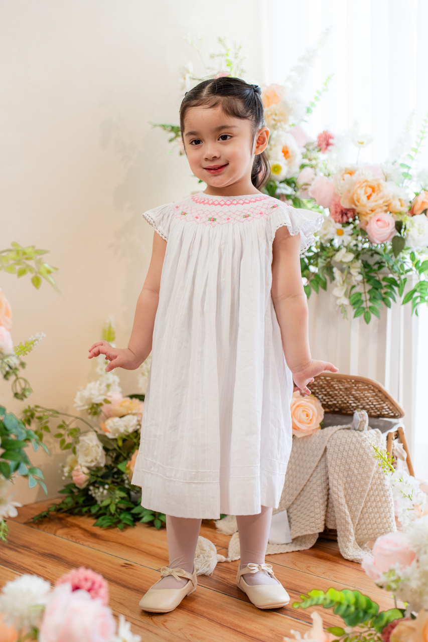 Colette Smocked Gown