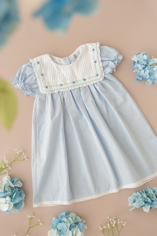 Lottie Blue Gingham Dress