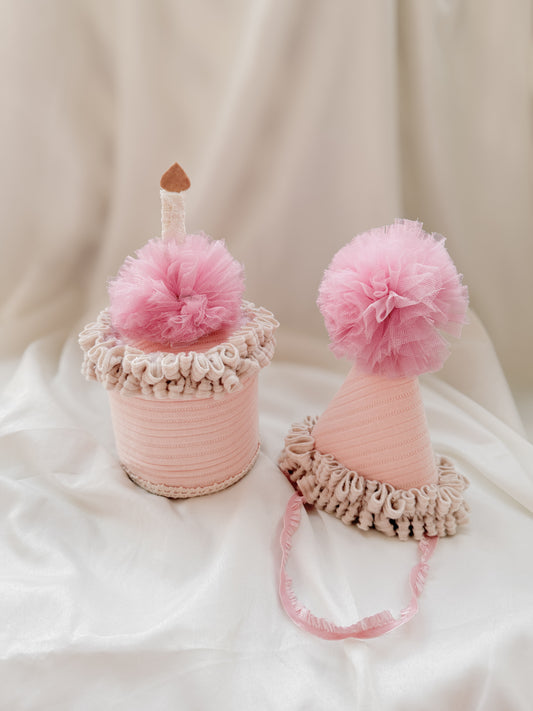 Blush Waffle Keepsake Set