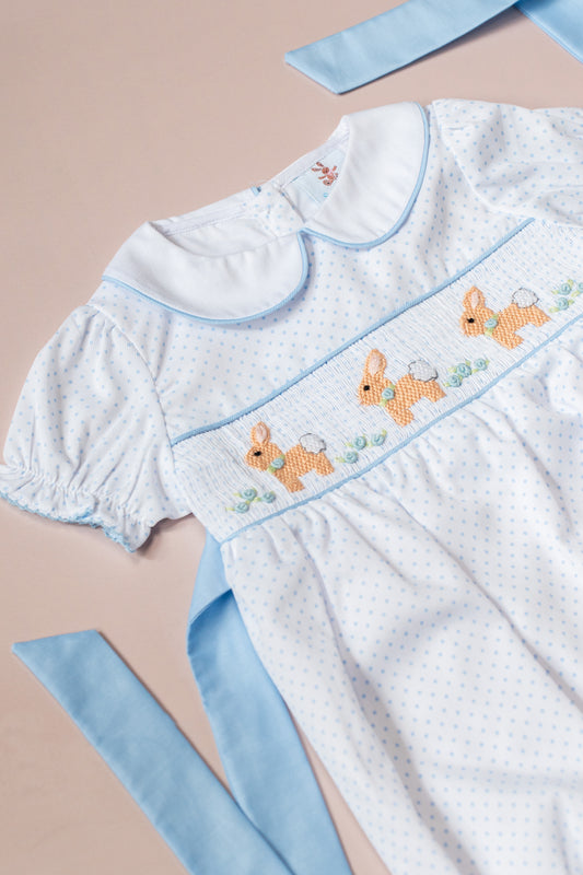 Belli Bunny Smocked Bubble