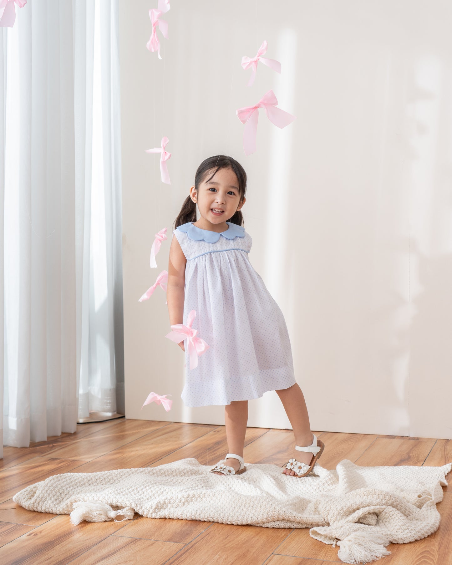 Annabelle Scallop Collar Dress