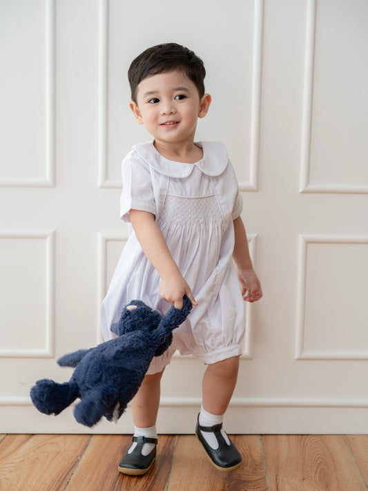 James Smocked Romper