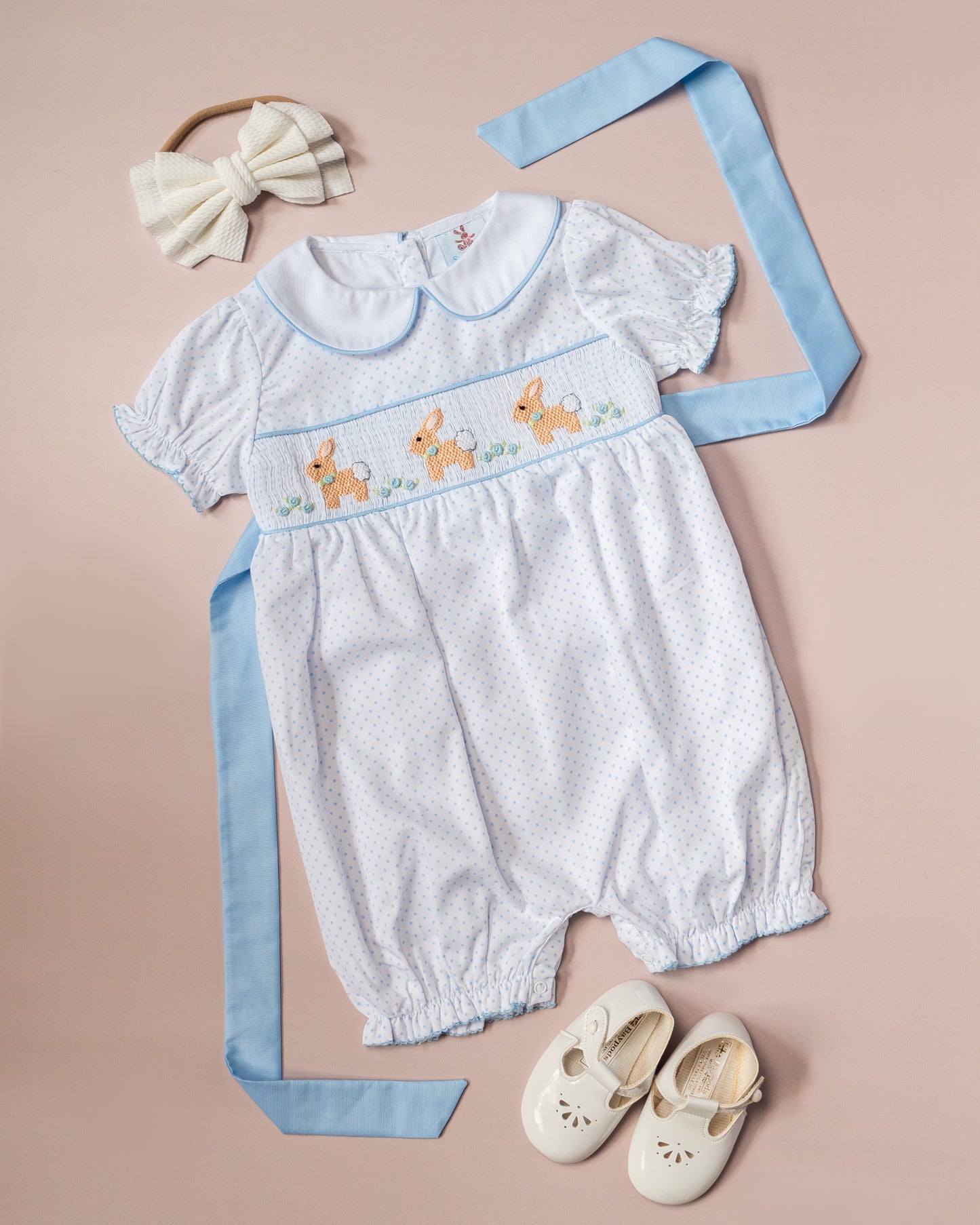 Belli Bunny Smocked Bubble